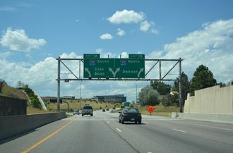 I-225 south at I-25 - Denver, CO