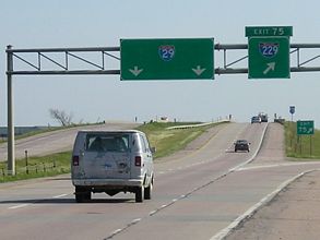 I-29 north at I-229 - 2006