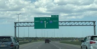 I-29 north at I-229 - Sioux Falls, SD