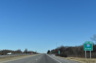 I-29/US 71 north at I-229 - St. Joseph, MO
