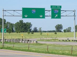 I-29 south at I-229 - 2006