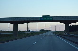 I-90 west at I-229 - Brandon, SD