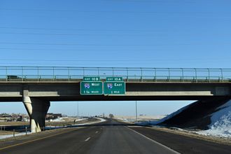 I-229 north at I-90 - Sioux Falls, SD