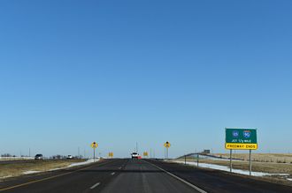 I-229 north at I-90/CR 125 - Sioux Falls, SD