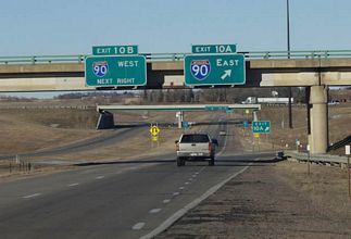 I-229 north at I-90/CR 125 - 2002