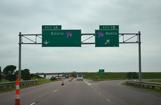 I-229 south at I-29 - 2015