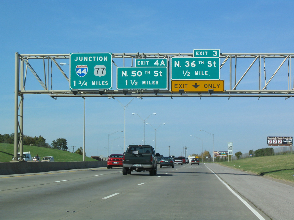 I-235 north at I-44 - 2003