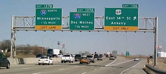 I-35/80 east at US 69 - 2006
