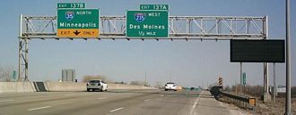 I-35/80 east at I-235 - 2006