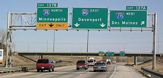 I-35/80 east at I-235 - 2006
