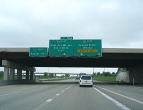 I-35/80 south at I-235 - 2006