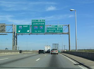 I-40 east at I-35/235 - 2003