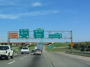 I-40 east at I-35/235 - 2003