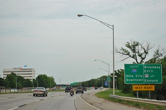 I-44 east at I-235/US 77 - 2012