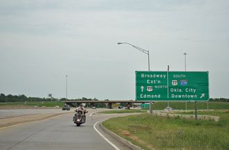 I-44 east at I-235/US 77 - 2012