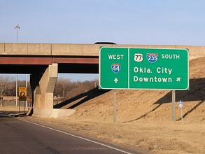 I-44 west at I-235/US 77 - 2005