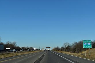 I-80 east two miles from I-35 and I-235 east in West Des Moines, IA