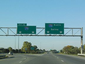 I-135/US 81 south at I-235 - 2003