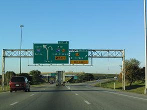 I-135/US 81/K-15 north at I-235/K-96/254 - 2003