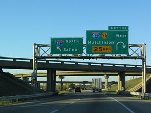 I-135/US 81/K-15 north at I-235/K-96/254 - 2003