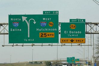 I-135/US 81/K-15 north at I-235/K-96/254 - 2005