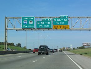I-235 north at I-44 - 2003