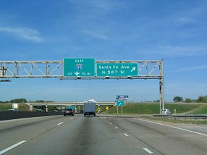 I-235 north at I-44 - 2003