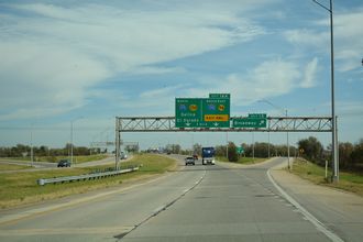I-235/K-96 north at I-135/US 81/K-254 in 2016