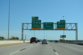 I-235/US 77 south at I-35/40 - Oklahoma City, OK