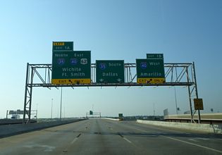 I-235/US 77 south at I-35/40 - Oklahoma City, OK