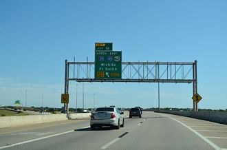I-235/US 77 south at I-35/40 - Oklahoma City, OK