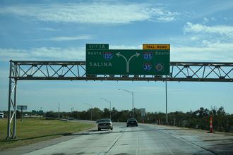 I-235 south at I-135/US 81 - 2016