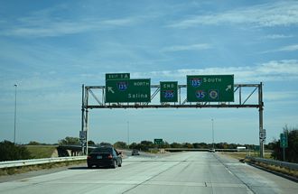 I-235 south at I-135/US 81 - 2016