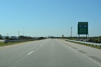 K-254 west at I-135/235-US 81/K-96 - Wichita, KS