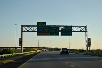 K-254 west at I-135/235-US 81/K-96 - Wichita, KS