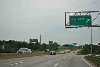US 77 south at I-44/235 - 2012