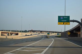 US 77 south at I-44/235 - Oklahoma City, OK