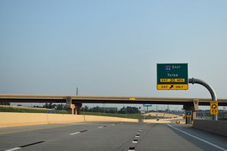 US 77 south at I-44/235 - Oklahoma City, OK