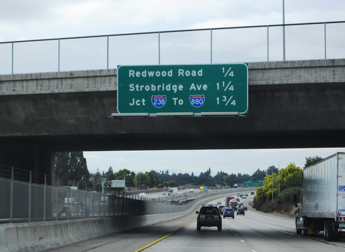 I-580 west at I-238