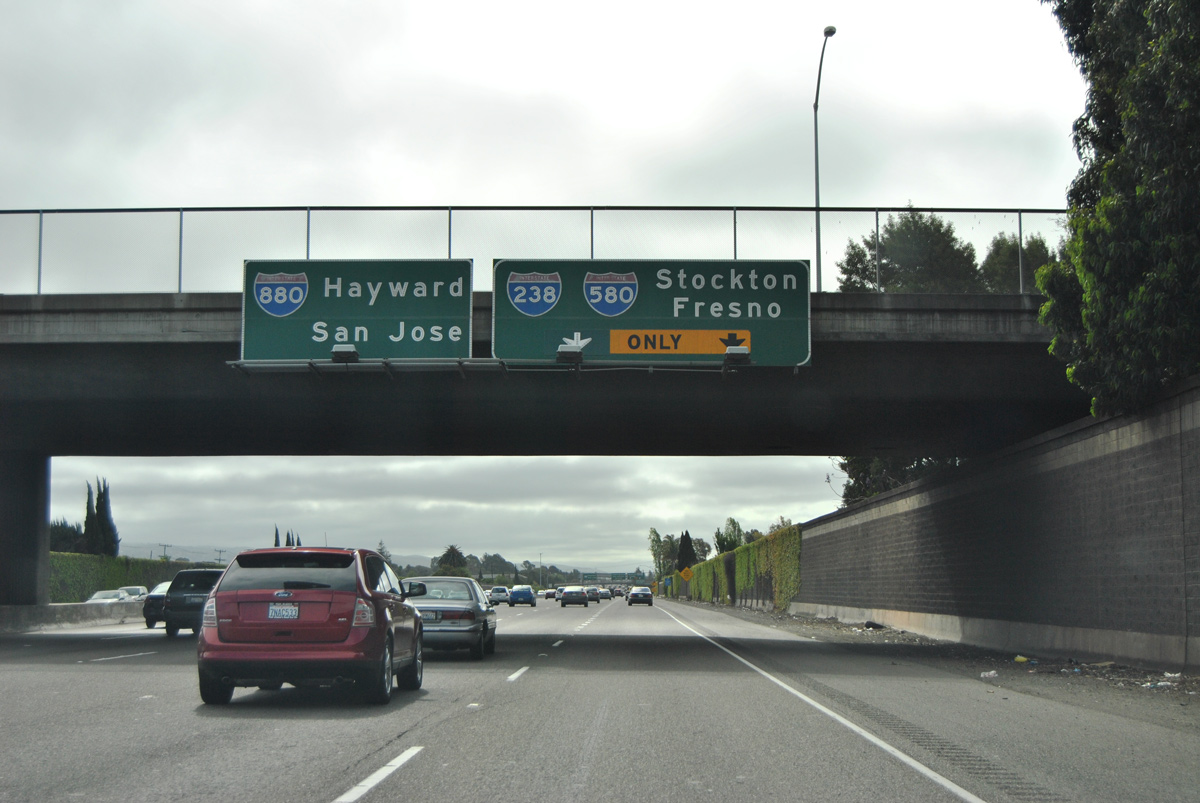 I-880 south at I-238 - San Leandro, CA