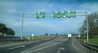 SR 238 north at I-238 - 2001