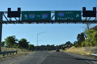 SR 238 north at I-238/580