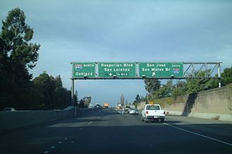 I-238 north at I-880 - 2001