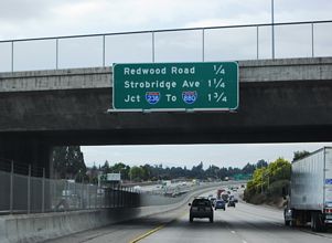 I-580 west at I-238