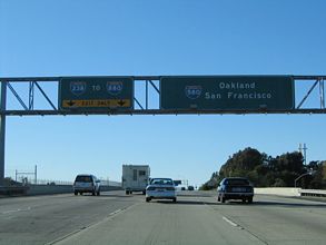 I-580 west at I-238 - 2004