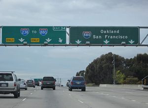 I-580 west at I-238
