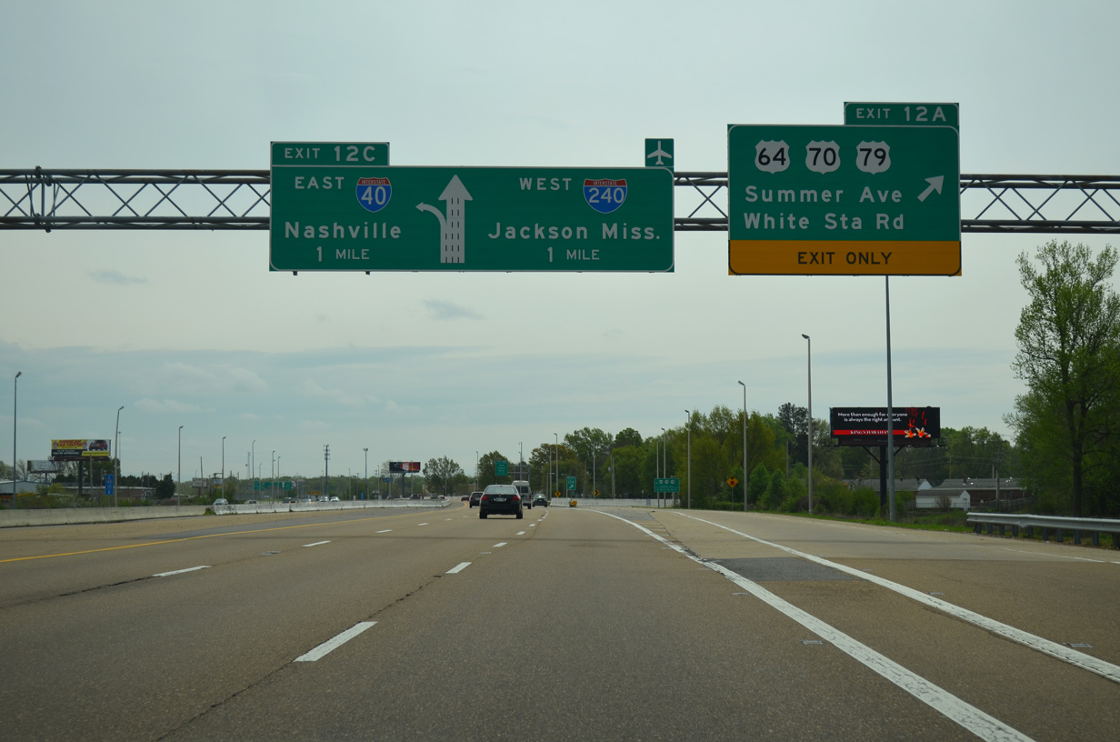 I-40 east at I-240 - 2013