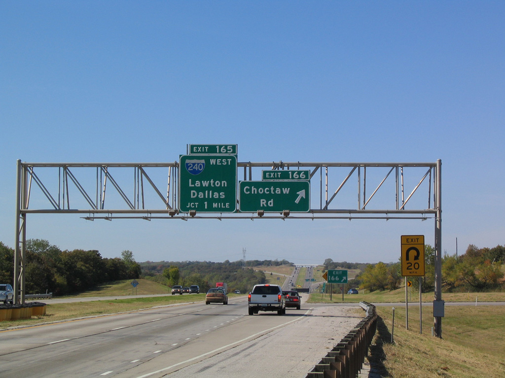 I-40/US 270/SH 3 west at I-240 - 2003