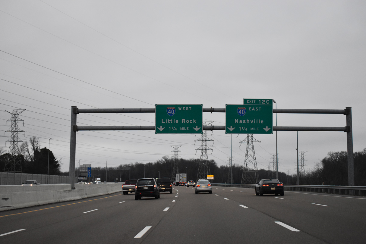 I-240 east at I-40/Sam Cooper Bl - Memphis, TN