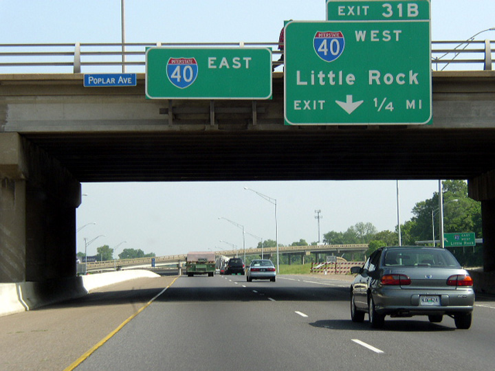 I-240 north at I-40 - 2003